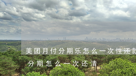 美团月付分期乐怎么一次性还款-美团月付分期怎么一次还清