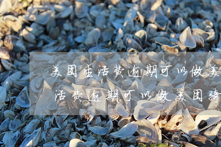 美团生活费逾期可以做美团骑手吗-美团生活费逾期可以做美团骑手吗安全吗