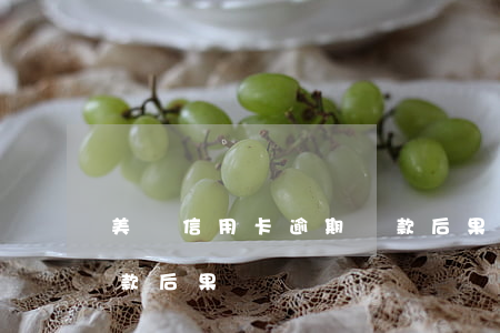 美國信用卡逾期還款后果(美國信用卡逾期還款后果)