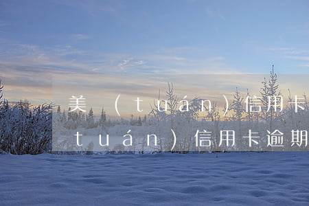 美團(tuán)信用卡逾期2萬五(美團(tuán)信用卡逾期2萬五會起訴嗎)