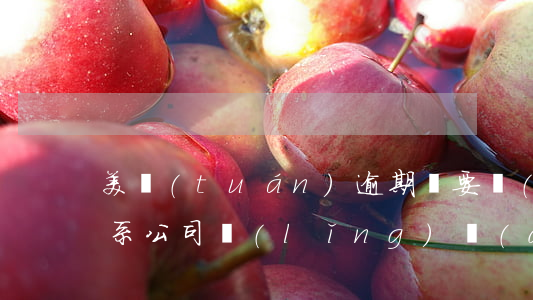 美團(tuán)逾期說要聯(lián)系公司領(lǐng)導(dǎo)同事-