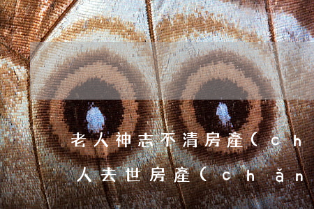 老人神志不清房產(chǎn)怎么繼承(老人去世房產(chǎn)怎樣繼承)