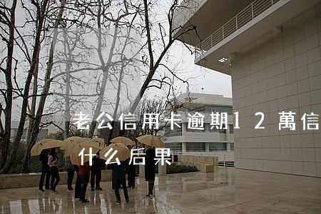 老公信用卡逾期12萬(信用卡逾期十幾萬是什么后果)