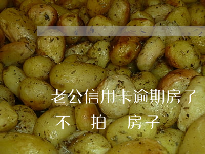老公信用卡逾期房子會被拍賣嗎 欠信用卡會不會拍賣房子