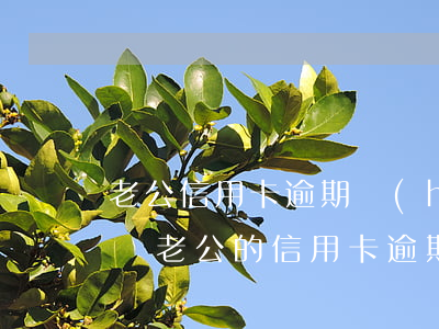 老公信用卡逾期會(huì)影響老婆房貸嗎(老公的信用卡逾期會(huì)影響老婆的征信嗎)