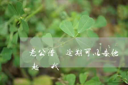 老公借唄逾期可以告他嗎(借唄逾期一個月 要起訴我)