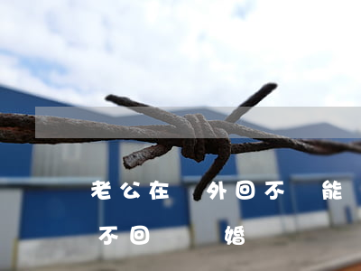 老公在國外回不來能離婚嗎(老公長期在國外不回來離婚)