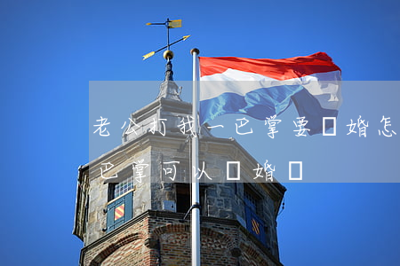 老公打我一巴掌要離婚怎么辦(老公打了我兩巴掌可以離婚嗎)