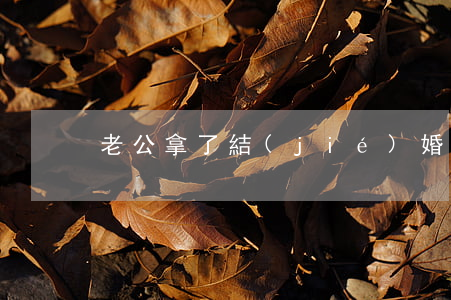 老公拿了結(jié)婚證卻不同意離婚