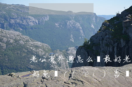 老公有外遇怎么辦最好(老公有外遇怎么辦最好免費(fèi)咨詢)