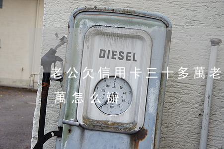 老公欠信用卡三十多萬(老公欠信用卡三十多萬怎么辦)