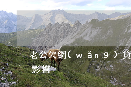 老公欠網(wǎng)貸不還對老婆有什么影響