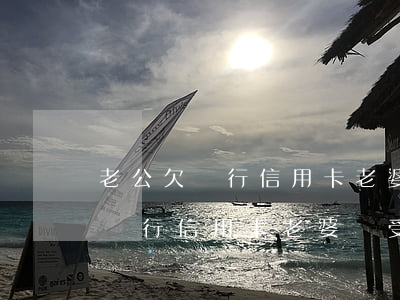 老公欠銀行信用卡老婆會受影響嗎-老公欠銀行信用卡老婆會受影響嗎知乎
