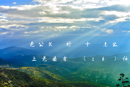 老公欠銀行幾十萬怎么辦 老公欠款銀行還不上 老婆有責(zé)任嗎