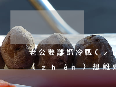 老公要離婚冷戰(zhàn)該怎么辦(冷戰(zhàn)想離婚怎么辦)