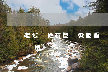 老公說他有巨額欠款要離婚(老婆欠債老公要離婚)