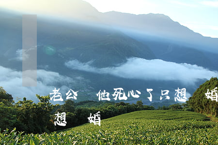 老公說他死心了只想離婚(老公說他死心了只想離婚)