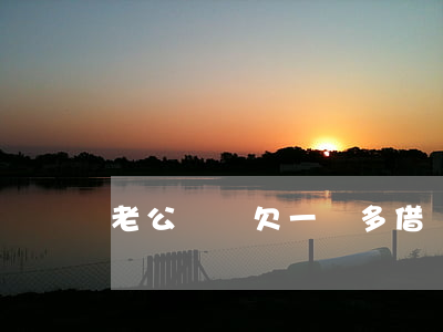 老公還唄欠一萬多(借唄欠了兩萬多我該怎么辦)