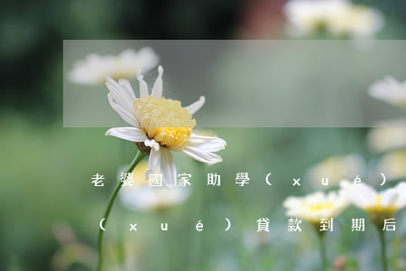 老婆國家助學(xué)貸款逾期(國家助學(xué)貸款到期后逾期未還)