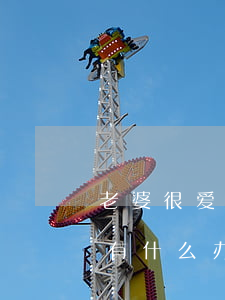 老婆很爱我却不肯离婚(我想离婚老婆不肯离,有什么办法吗)