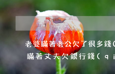 老婆瞞著老公欠了很多錢(qián)（老婆瞞著丈夫欠銀行錢(qián)）