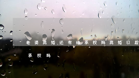 老婆离婚还有继承权吗(离婚以后子女还有继承权吗)