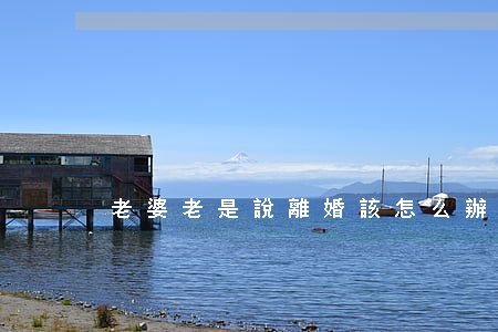 老婆老是說離婚該怎么辦