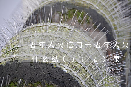 老年人欠信用卡(老年人欠信用卡不還最后是什么結(jié)果)