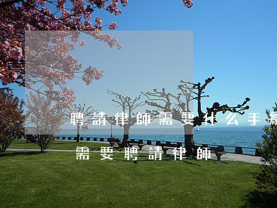 聘請律師需要什么手續(xù)(什么情況下需要聘請律師)