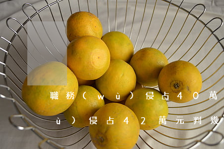 職務(wù)侵占40萬判多少年(職務(wù)侵占42萬元判幾年)