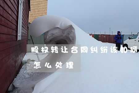 股权转让合同纠纷该如何处理(股权转让纠纷怎么处理?)