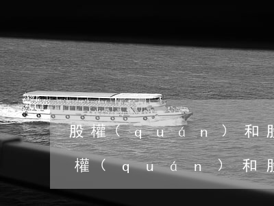股權(quán)和股票的區(qū)別(股權(quán)和股票的區(qū)別)