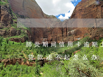 肺炎期间信用卡逾期上不上征信-肺炎期间贷款还不起怎么办