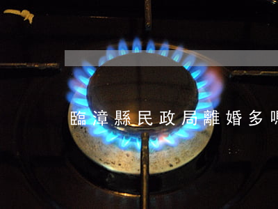 臨漳縣民政局離婚多嗎?