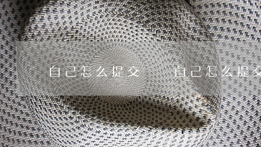 自己怎么提交訴狀(自己怎么提交訴狀)
