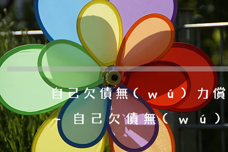 自己欠債無(wú)力償還怎樣不影響妻子-自己欠債無(wú)力償還怎樣不影響妻子呢