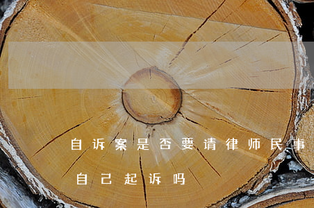 自诉案是否要请律师(民事案件可以不请律师自己起诉吗)