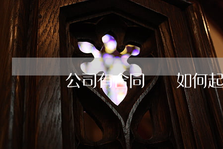 與公司有合同糾紛如何起訴(有合同可以起訴嗎)