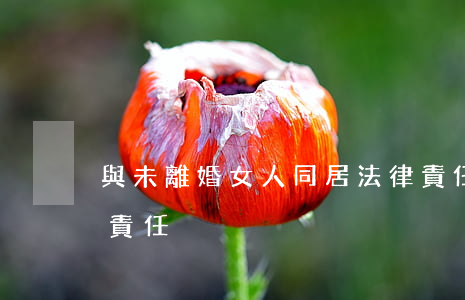 與未離婚女人同居法律責任(未婚同居的法律責任)