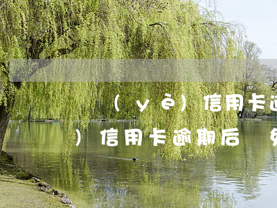 興業(yè)信用卡逾期后減免(興業(yè)信用卡逾期后減免)