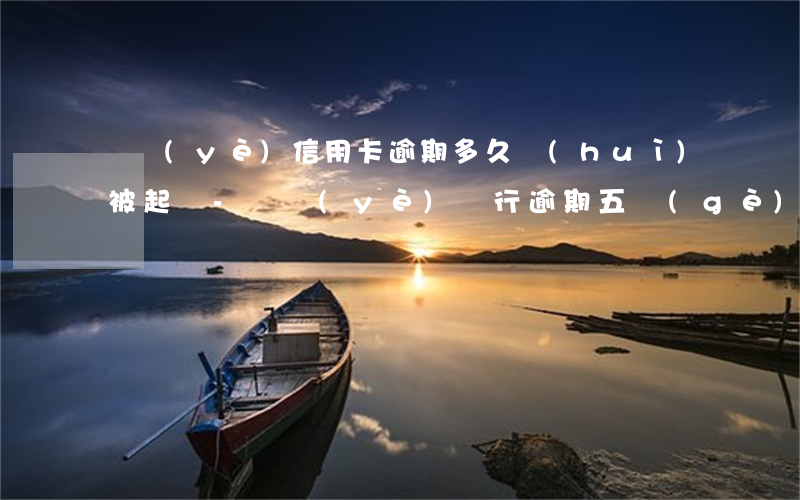 興業(yè)信用卡逾期多久會(huì)被起訴-興業(yè)銀行逾期五個(gè)月了被起訴了怎么辦