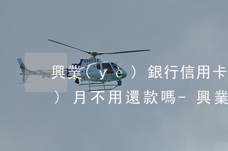 興業(yè)銀行信用卡分期當(dāng)月不用還款嗎-興業(yè)銀行信用卡分期當(dāng)月不用還款嗎