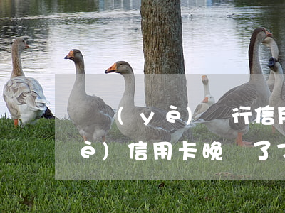 興業(yè)銀行信用卡逾期7天(興業(yè)信用卡晚還了7天)