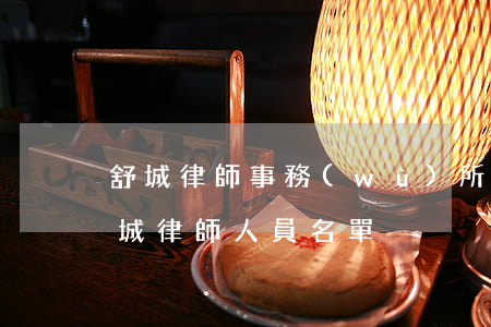 舒城律師事務(wù)所哪個(gè)好(舒城律師人員名單)