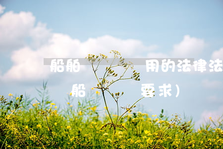 船舶駕駛證適用的法律法規(guī)(考輪船駕駛證要求)