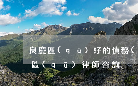 良慶區(qū)好的債務(wù)律師(良慶區(qū)律師咨詢)
