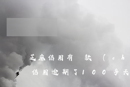 芝麻信用有貸款產(chǎn)品逾期(芝麻信用逾期了100多天,還可以貸款嗎)