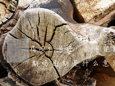 花呗9号还10号逾期吗(花呗10号还算逾期吗?逾期是什么意思)