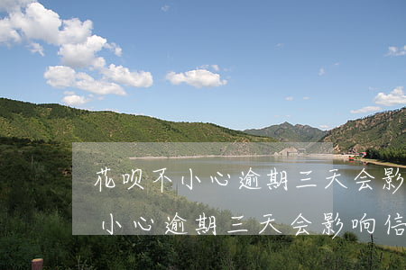 花呗不小心逾期三天会影响信用吗-花呗不小心逾期三天会影响信用吗怎么办