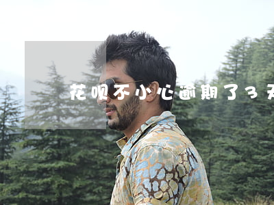 花呗不小心逾期了3天